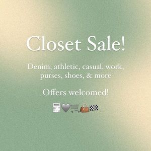 Closet Sale!